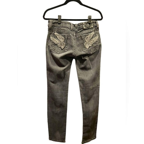 Miss Me Angel Wings black color size 30" - Picture 11 of 13